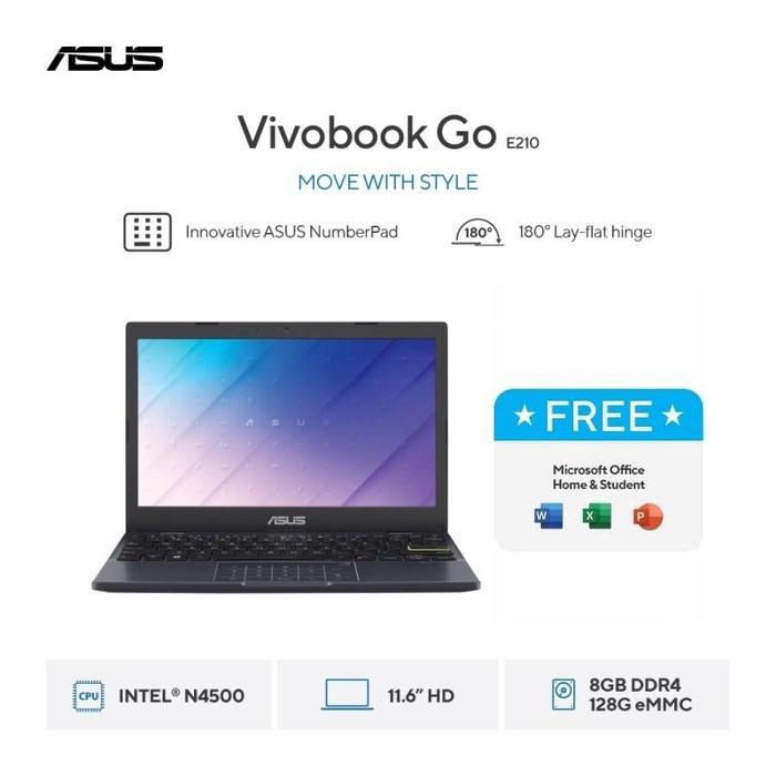 ASUS E210KA-HD4411M INTEL N4500/8GB/128GB SSD/11,6"HD/W11/PEACOCK BLUE/OHS/M365