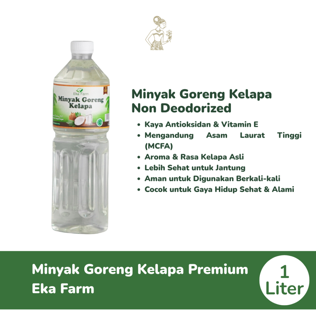 

Minyak Goreng Kelapa Kemasan 1 Liter - Eka Farm Official Store