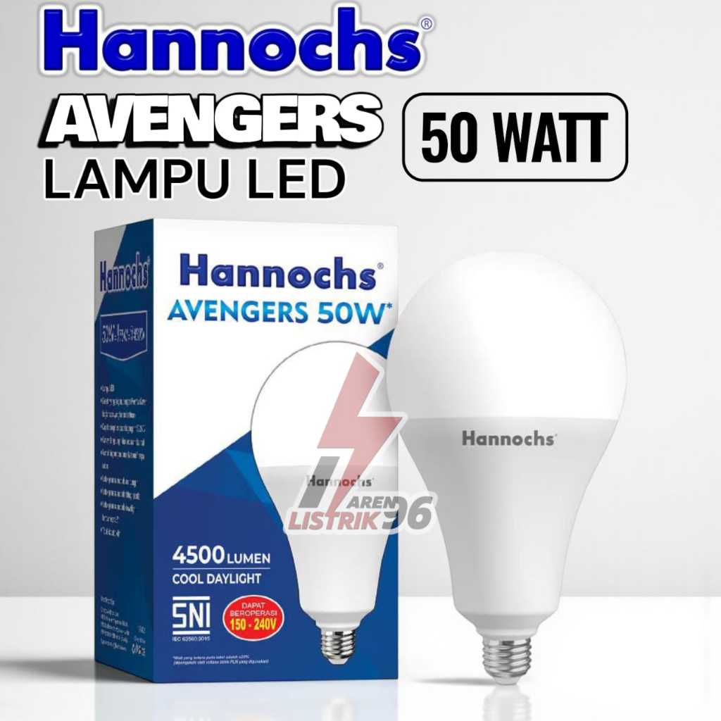 Bohlam LED HANNOCHS AVENGERS Lampu LED Bulb HANNOCHS AVENGERS 50