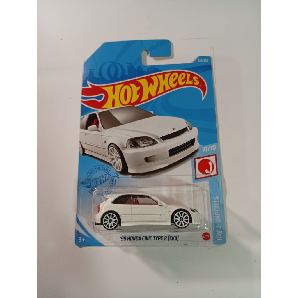 HOT WHEELS '99 HONDA CIVIC TYPE R EK9 PUTIH