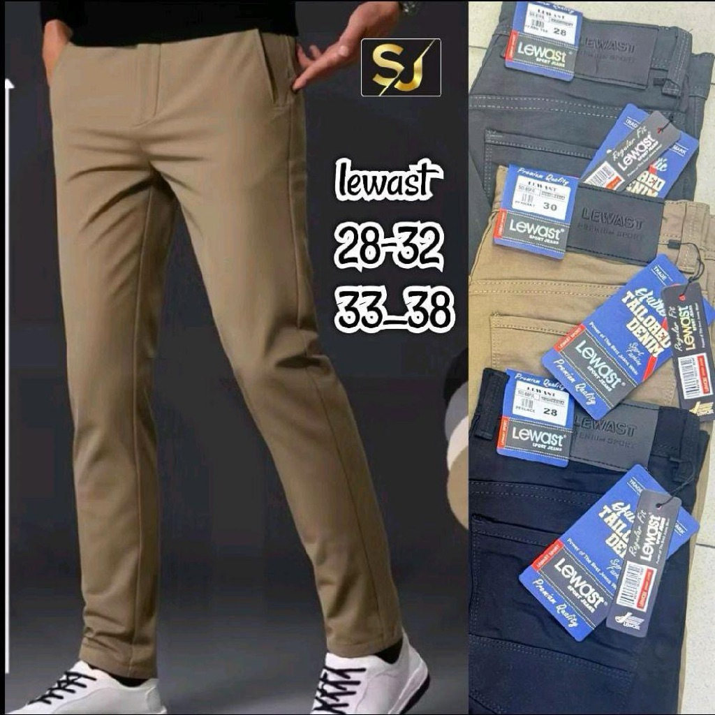 CELANA PANJANG KATUN CHINOS LEWAST STRETCH