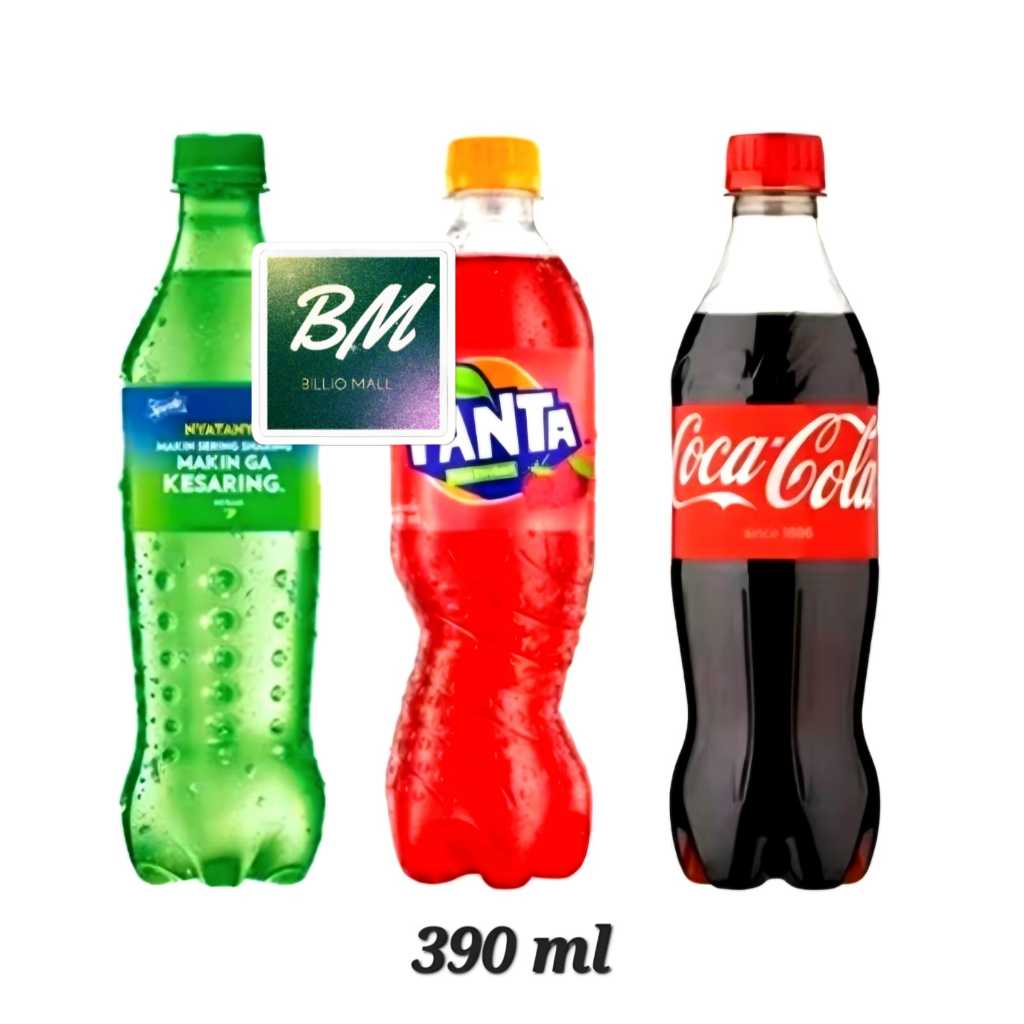 

Fanta Coca Cola Sprite 390 ml Botol