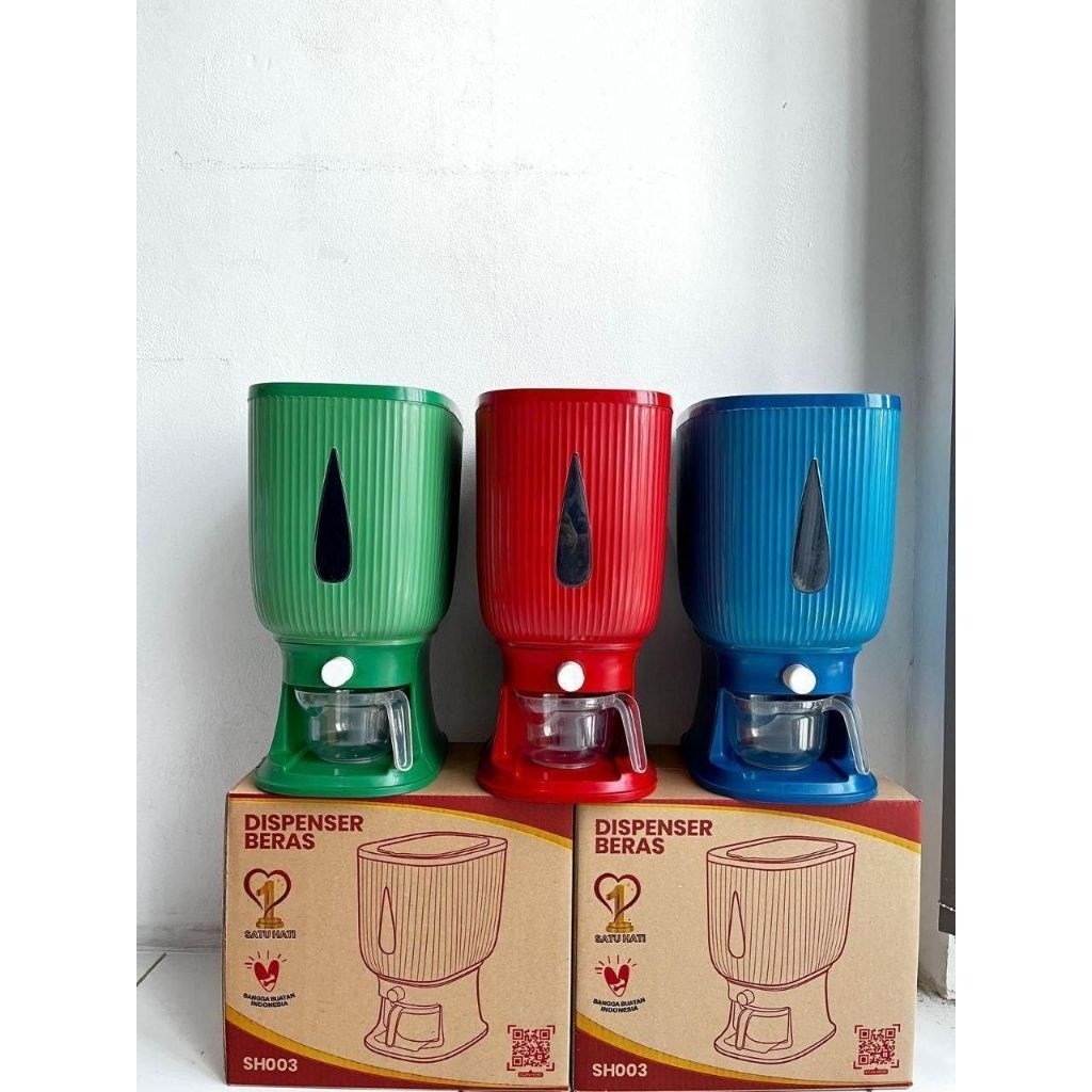 DISPENSER BERAS ZORA WARNA 10 LITER
