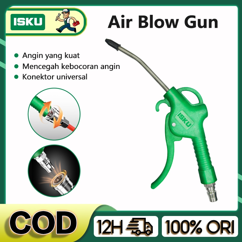 Isku Air Blow Gun Konektor Universal Air Blow Air Duster Blow Pistol Semprot Angin Alat Semprot Angi