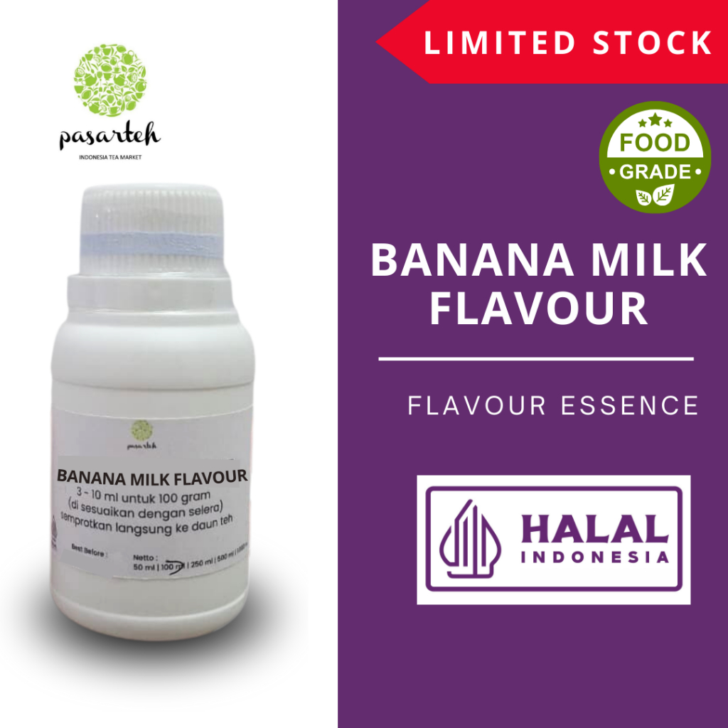 [ pasarteh ] Banana Milk Flavour | Flavour Essence | Essence Pisang | Perisa Pisang | Essen Minuman