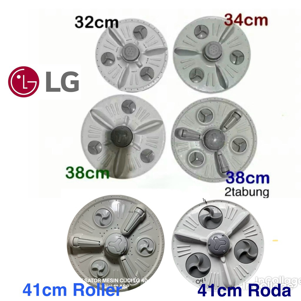 PULSATOR MESIN CUCI LG 32 34 38 40 41 CM AS GIGI gerigi 11 - 1 tabung / 2 Tabung