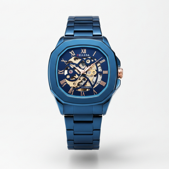 Jam Tangan Belleda 9484 Original Automatic Unisex Pria Wanita – Tahan Air 3ATM Jam Fashion Mewah