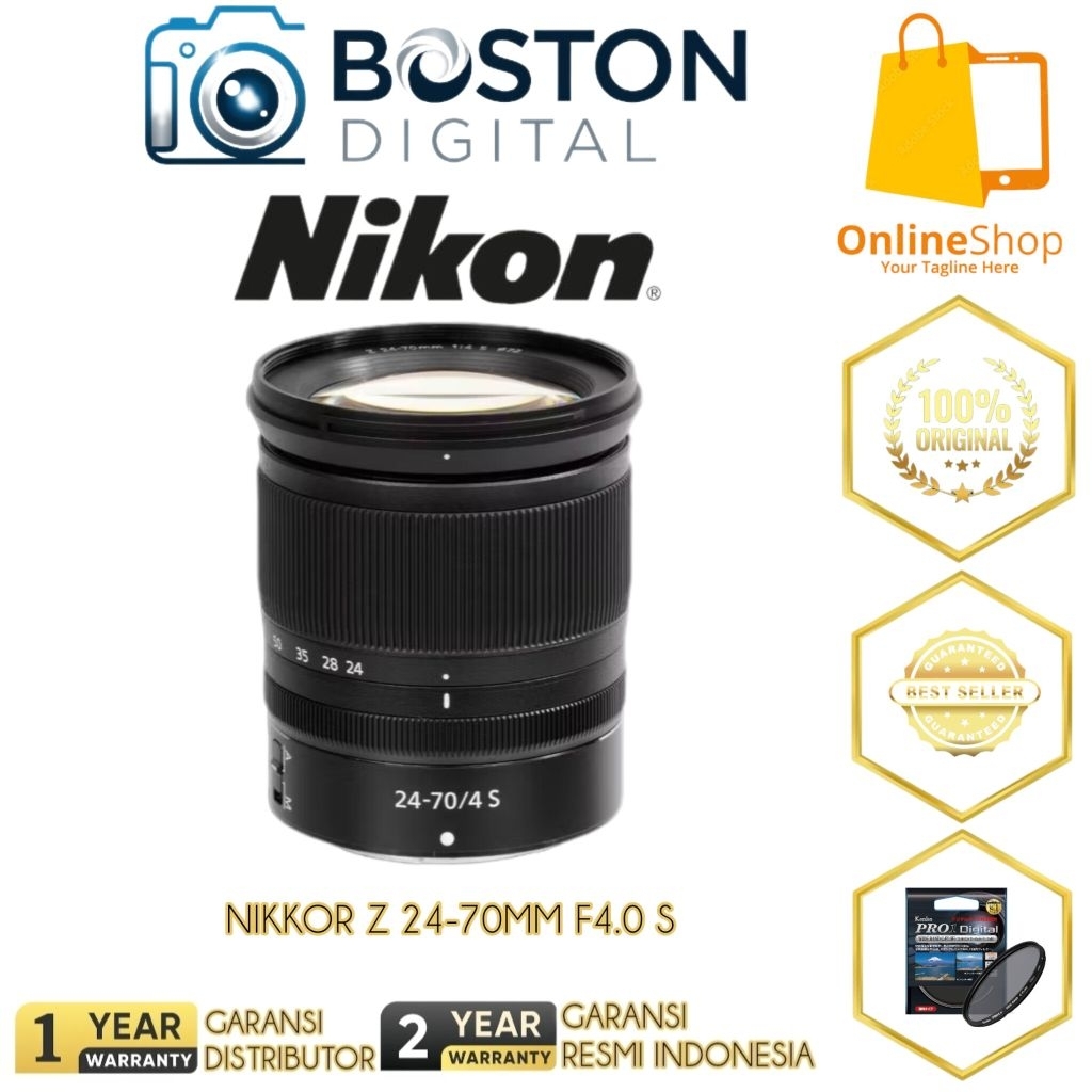 NIKON NIKKOR Z 24-70MM F.4 S / LENSA NIKON Z 24-70MM F4 S / Z 24-70MM