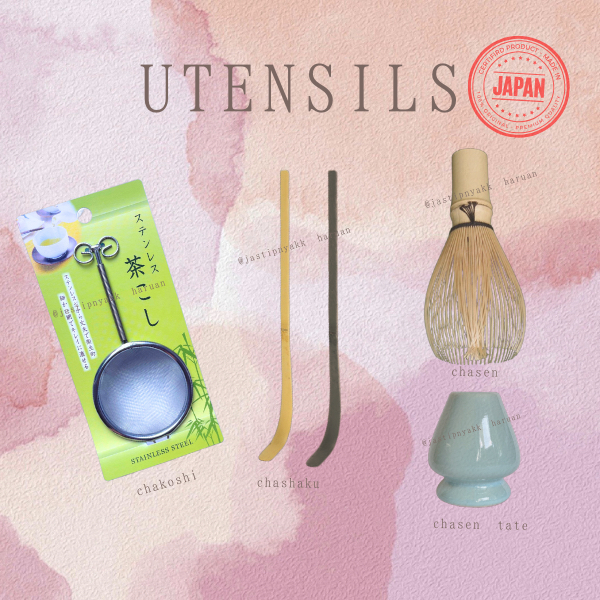 Chakoshi - Matcha Sifter | Chasen bamboo whisk | chasaku | chasen stand