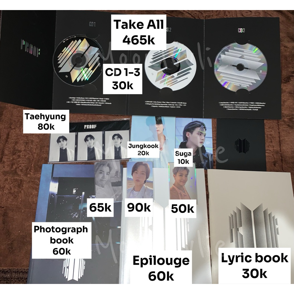 PROOF ALBUM BTS SHARING OFFICIAL