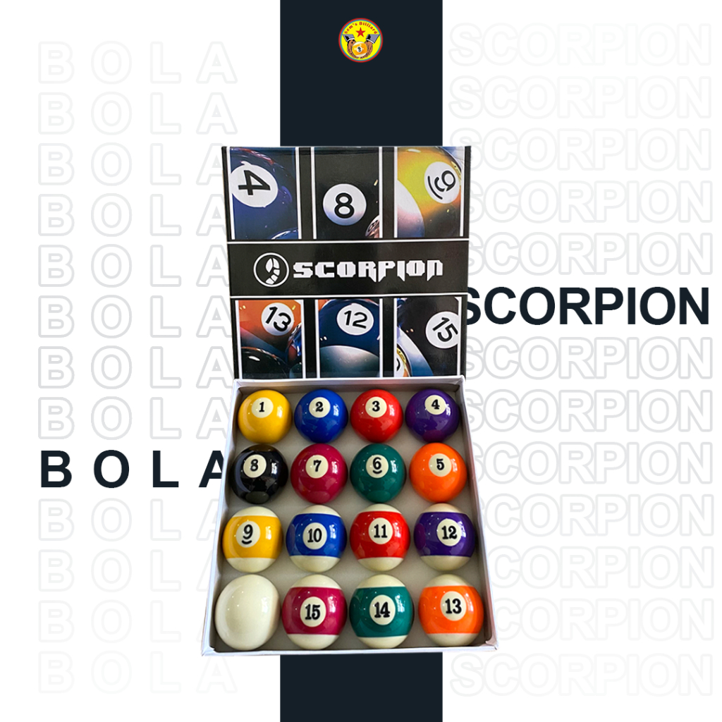 Bola Billiard Scorpion  - Bola Billard - Bola Billiard