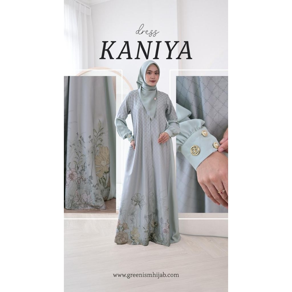 (READY) KANIYA DRESS BY GREENISM HIJAB