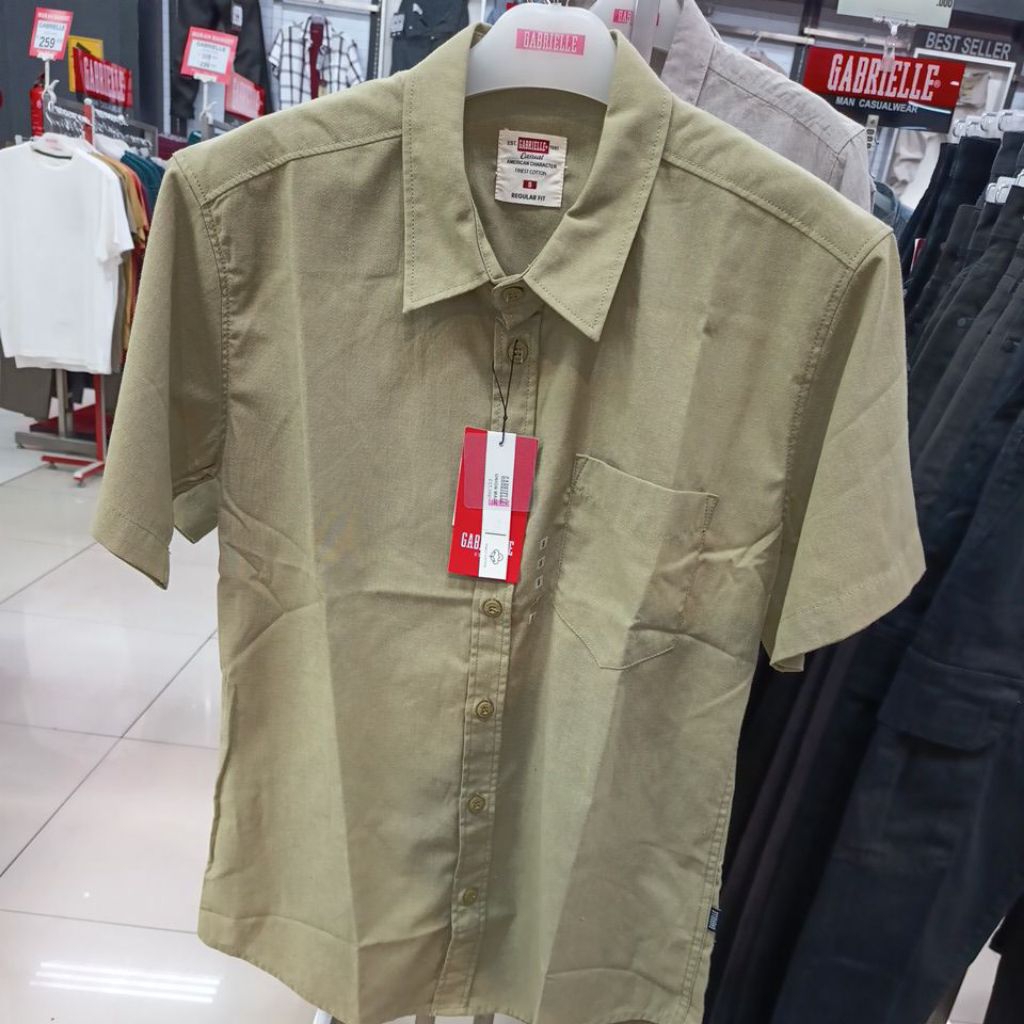 gabrielle kemeja polos catton