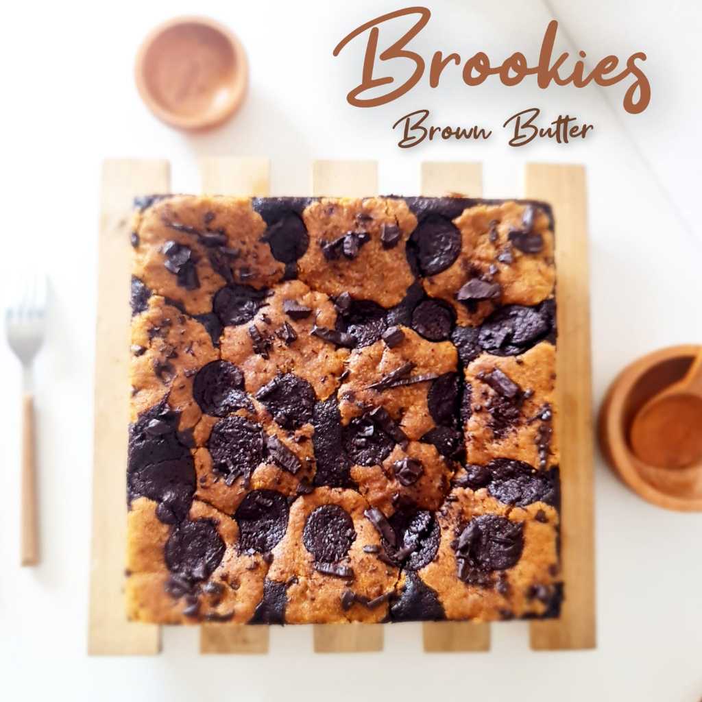 

BOEANA BROWNIES - Bookies Brown Butter Cookies - Fudgy Brownies Panggang - Pasti Nyoklat Banget - Brownies Panggang Bandung