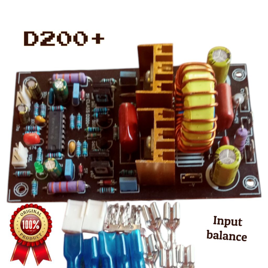 power classD200+ input balance non bias amplifier 200watt