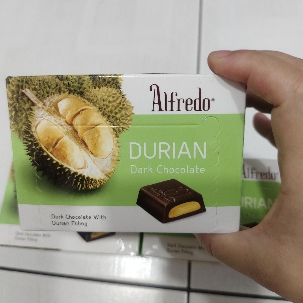 Alfredo Durian Dark Chocolate / Coklat 60 gr