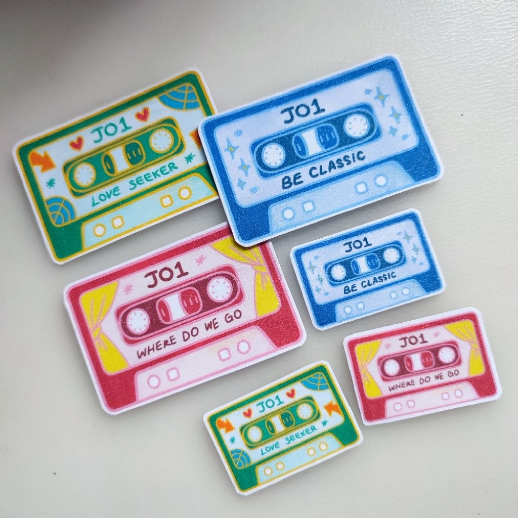 JO1 Casette - Glitter Sticker Set