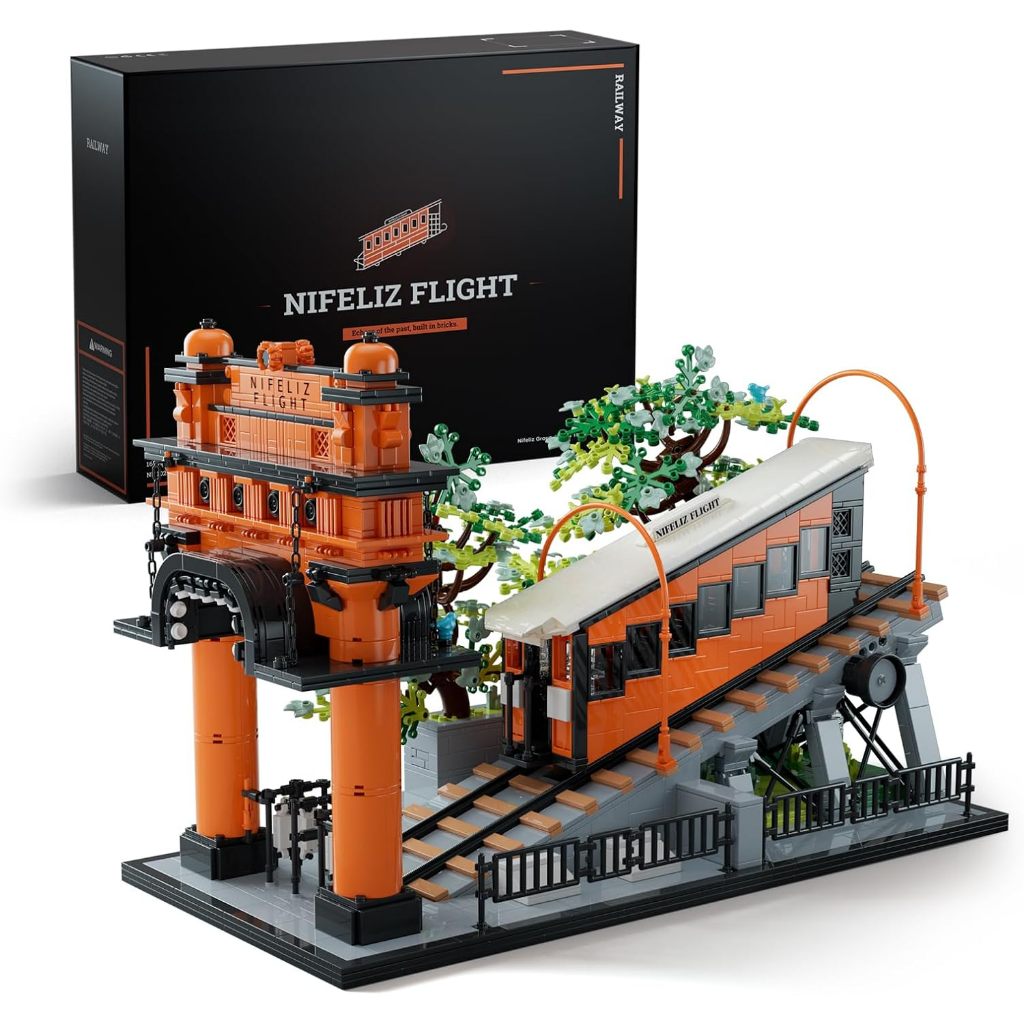 TERBARU NIFELIZ FLIGHT RAILWAY BUILDING SET, VINTAGE CABLE CAR RAILWAY DISPLAY MODEL FOR DCOR KODE
