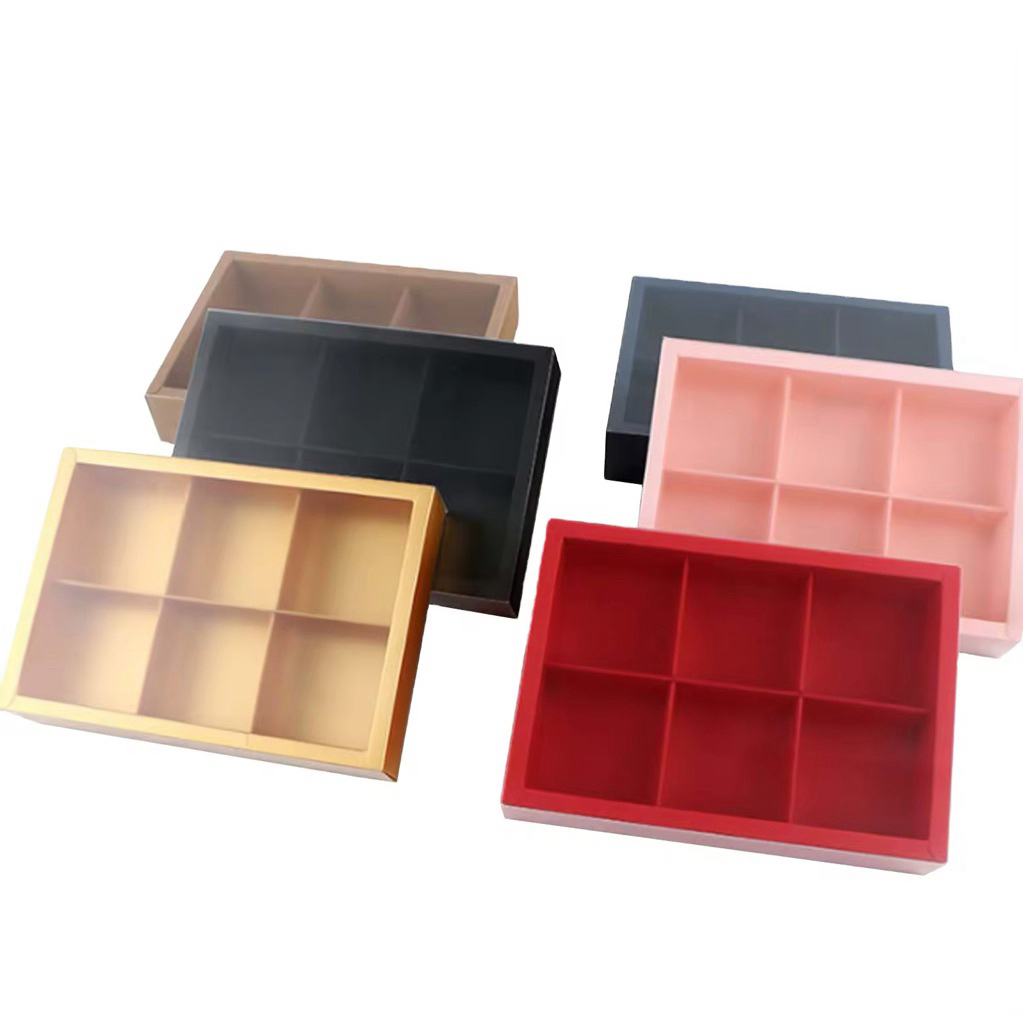 Kotak Kue Sekat Mika Slot 6 Dan Slot 4 Kotak Pie Dus Kotak Hampers