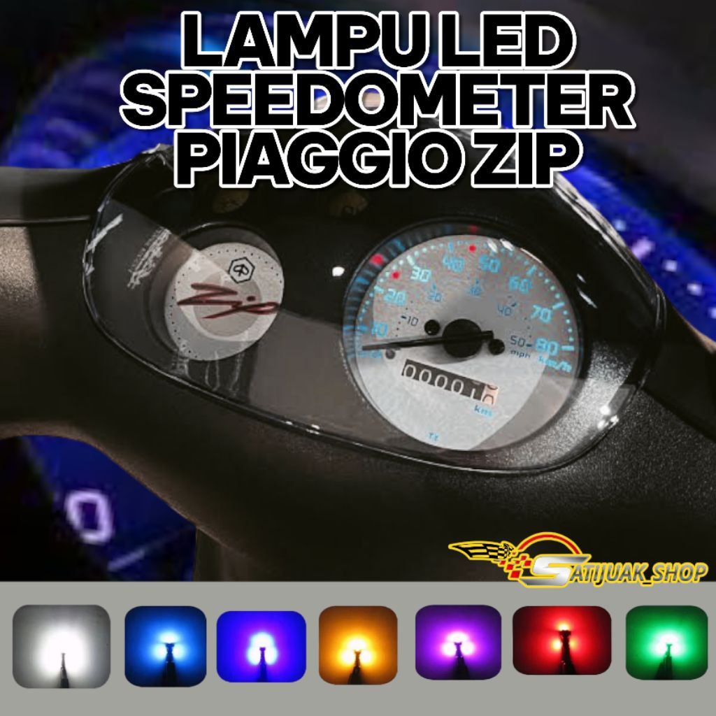 LAMPU SPEEDOMETER PIAGGIO ZIP (LED)