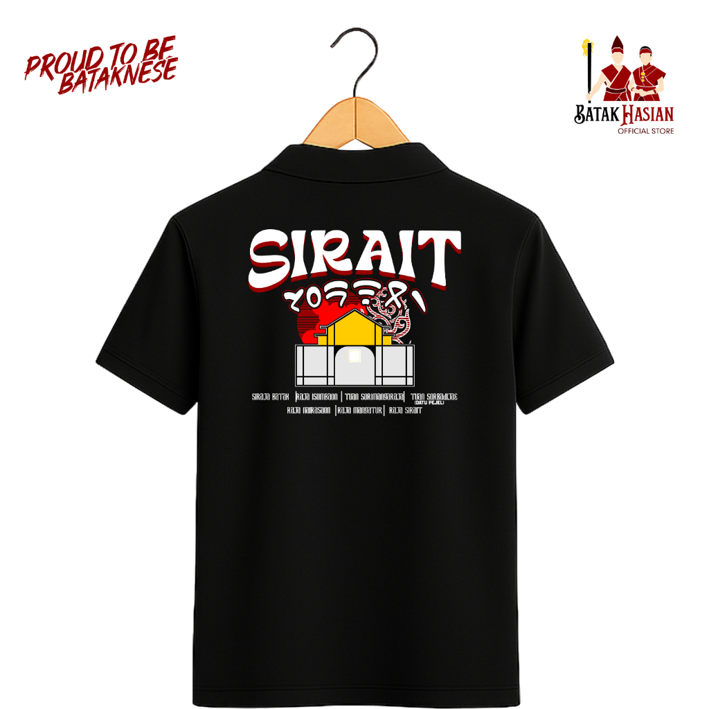 SIRAIT [KAOS POLO / KAOS BERKERAH] - Kaos Marga Batak – Bahan  Premium – Tidak Mudah Kusut - Sangat 