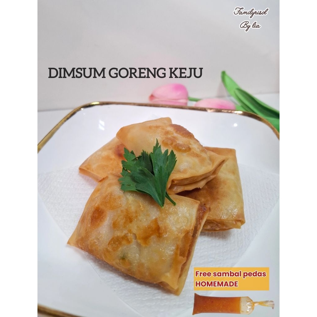 

Dimsum goreng keju lumer isi 4 extra saus sambal| Dimsum goreng frozen | Dimsum HOMEMADET