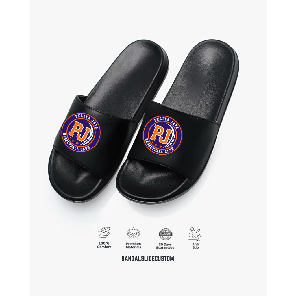 Sandal slide gambar custom PELITA JAYA BAKRIE JAKARTA