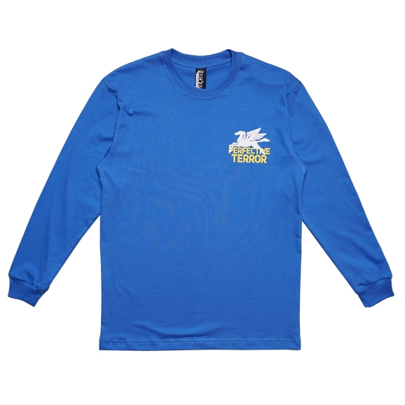 Heroine Exprnc Kaos Longsleeve Seiya Blue Unisex