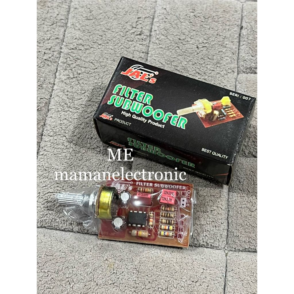 KIT RAKITAN AUDIO FILTER SUBWOOFER JAL