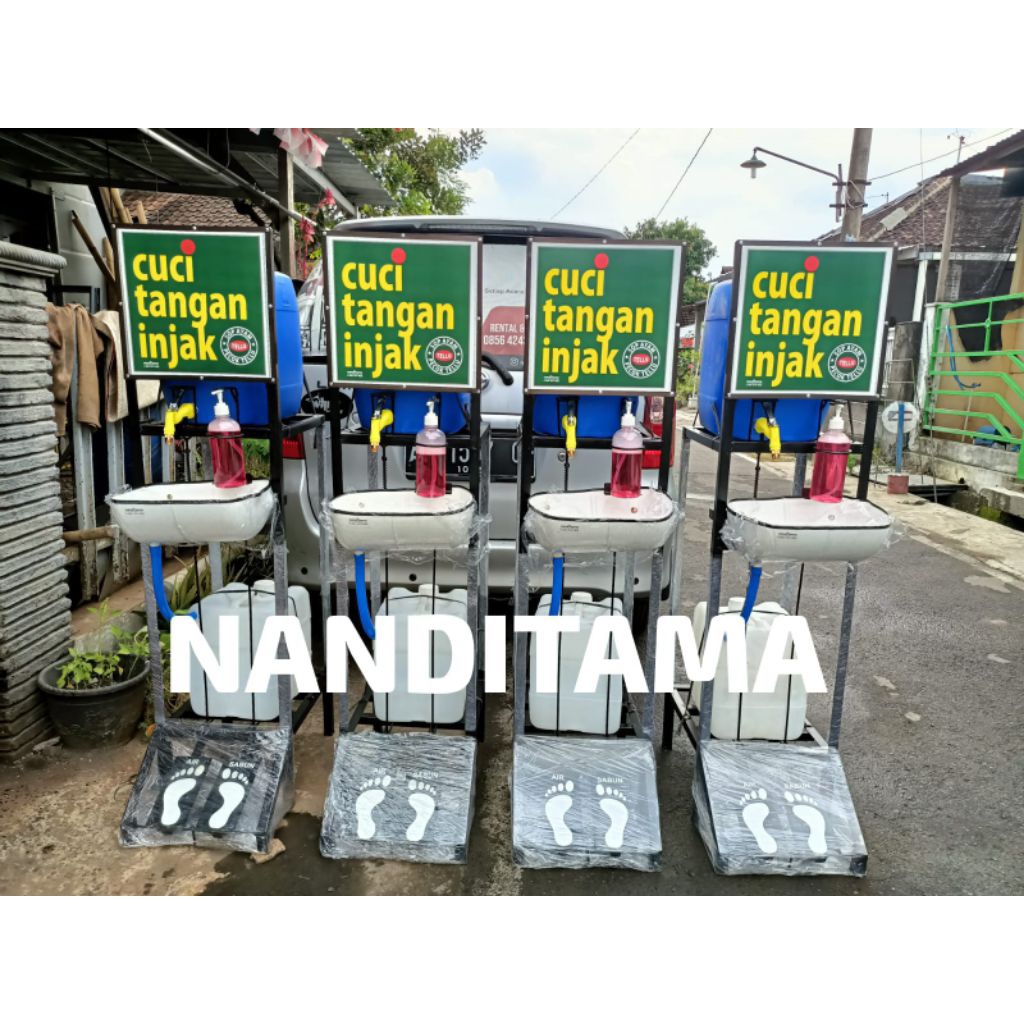 Wastafel portable injak,wastafel portabel injak, wastafel injak