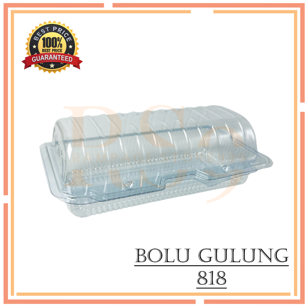 [50 PCS] TRAY MIKA BOLU GULUNG 18 CM / BG 818 / MIKA BOLU GULUNG MINI 18 CM / TEMPAT BROWNIES / ROLL