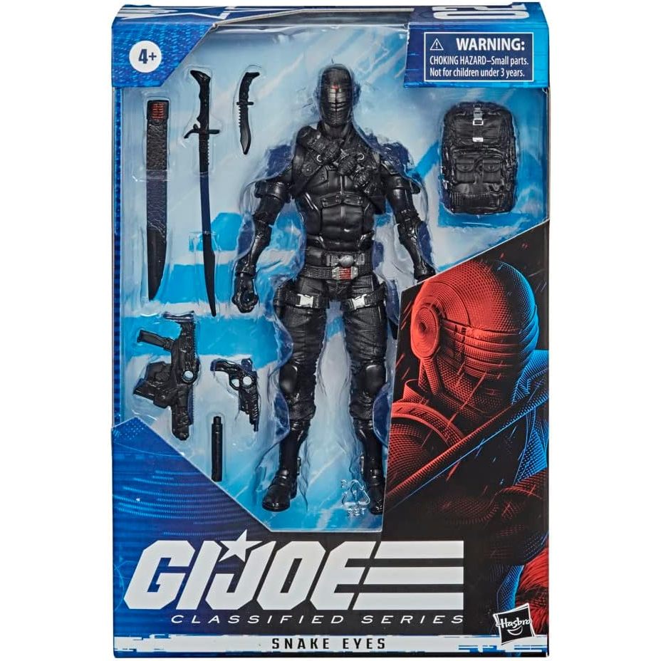 FREE ONGKIR HASBRO G.I. JOE CLASSIFIED SERIES SNAKE EYES ACTION FIGURE 02 MAINAN PREMIUM KOLEKSI