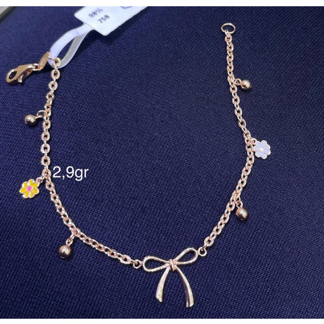 gelang rantai italy pita 750%