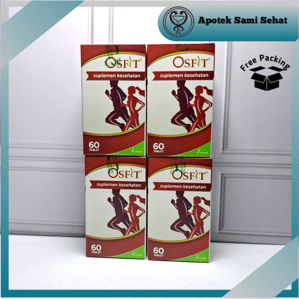 4 BOTOL OSFIT Tablet 1 Botol Isi 60 Tablet (suplemen kesehatan tulang)