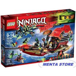 ORIGINAL ASLI lego 70738 ninjago final fight of destiny's bounty