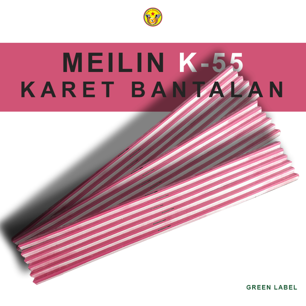 Karet Ban Meja Billiard 9 ft Meilin K 55 - Rubber Billiard Premium
