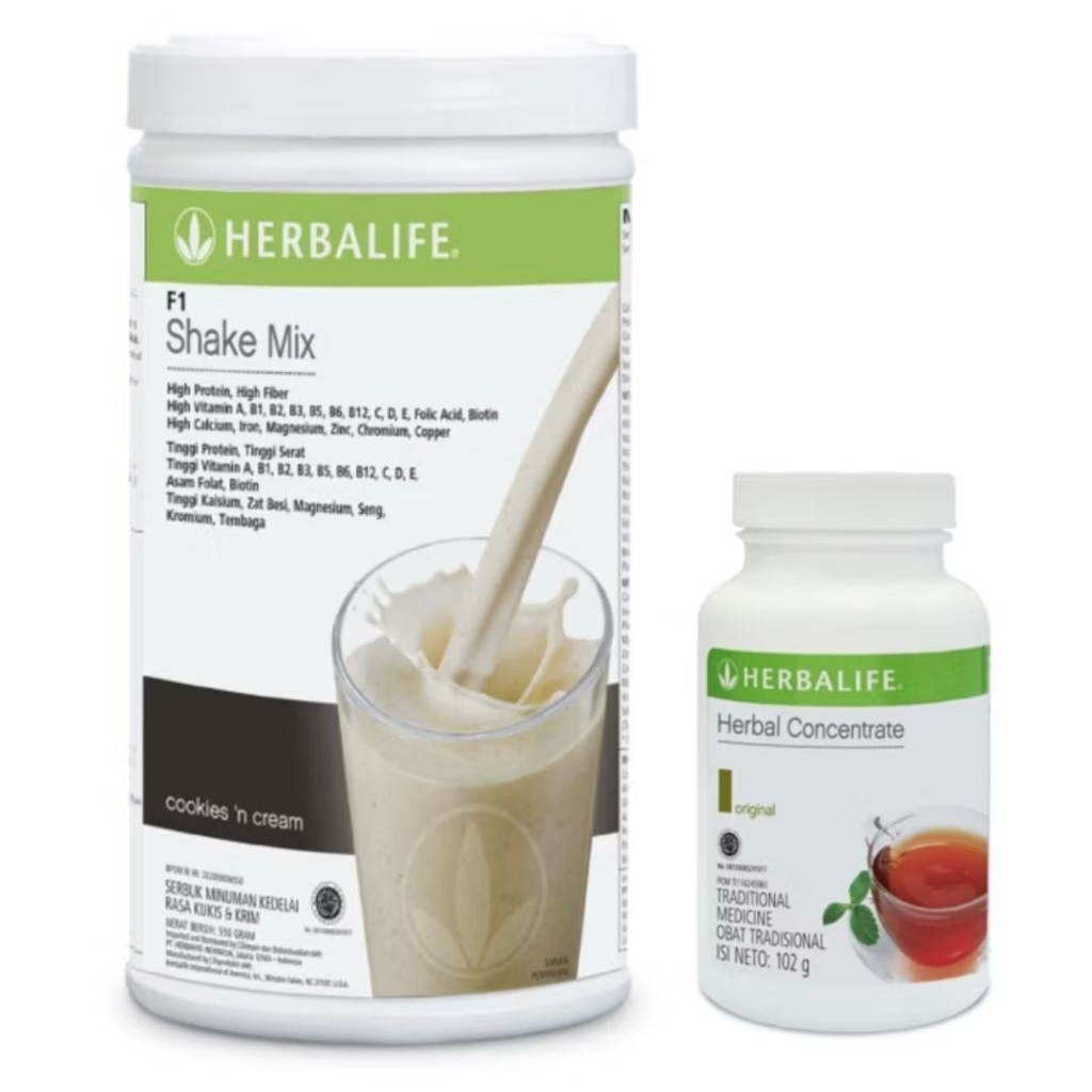 [LEPAS LABEL] PROMO PAKET HERBALIFE SUSU SHAKE + THERMO HERBALIFE ORIGINAL