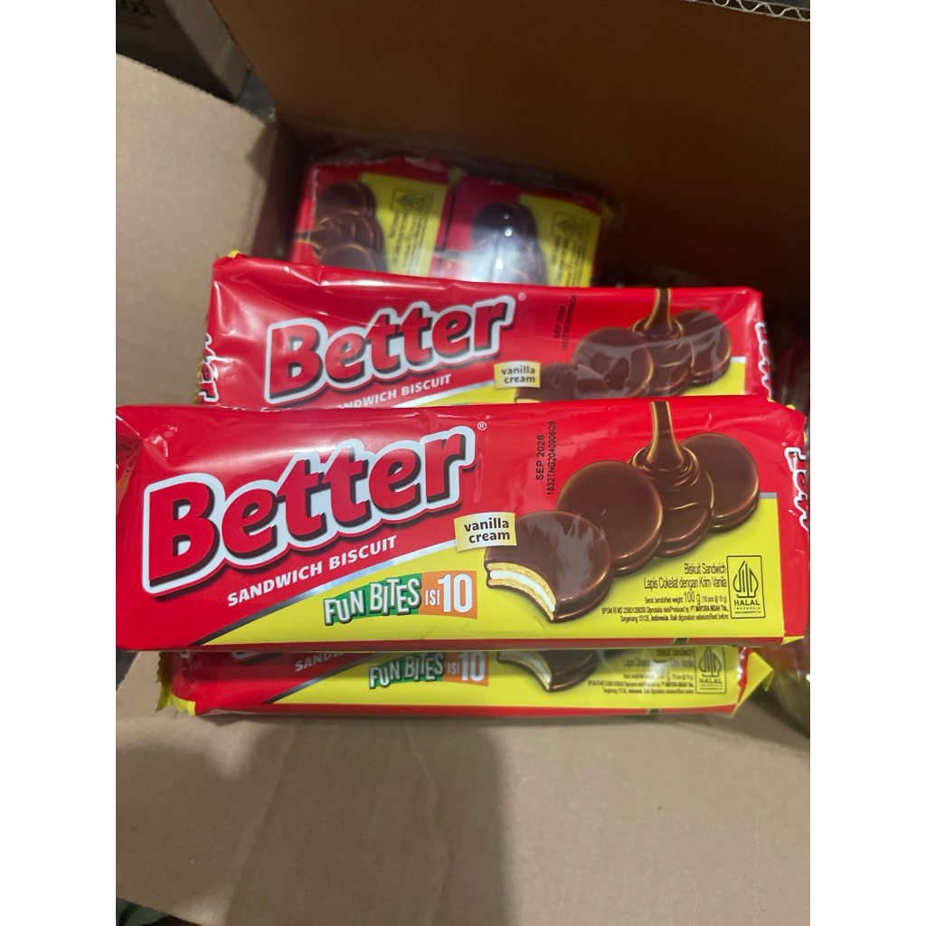 Better Fun Bites isi 10 vanilla cream