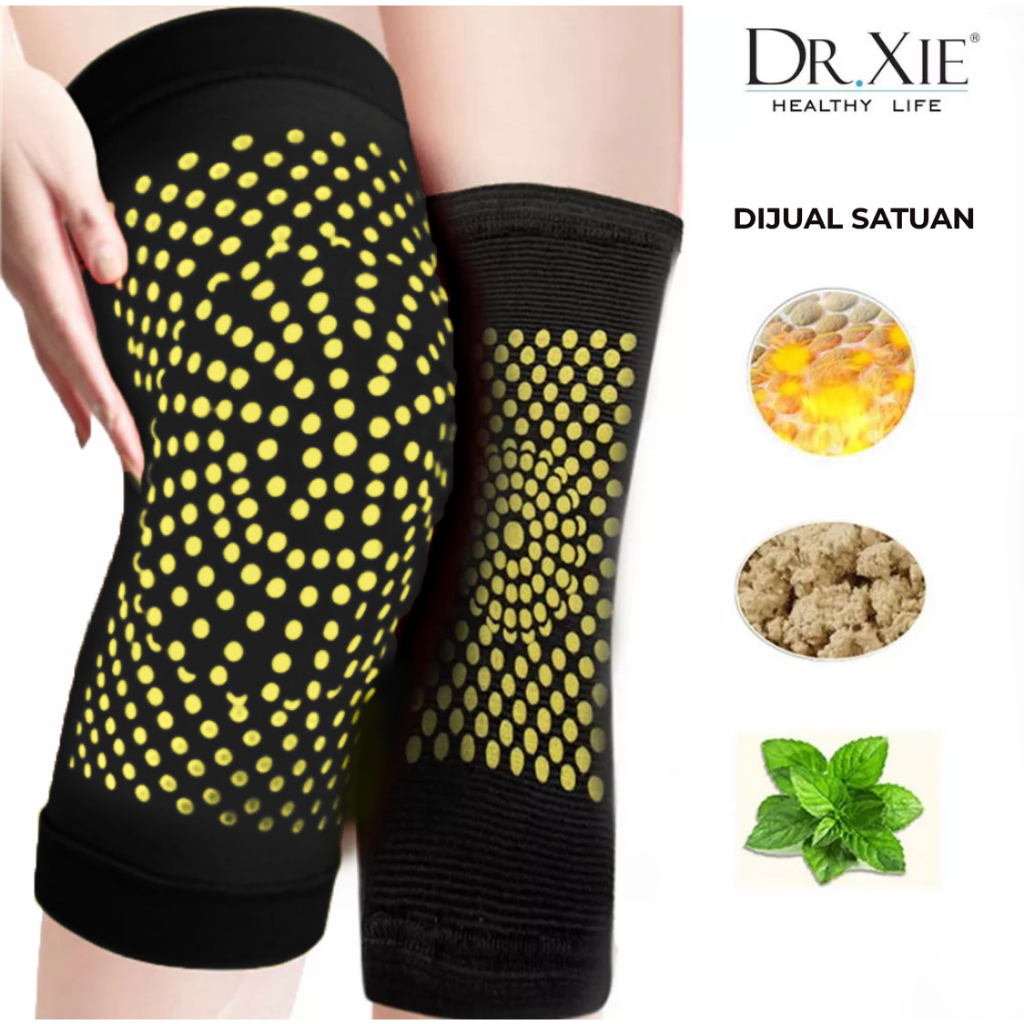 Sepasang Pelindung Lutut Alat Terapi Magnetik Lutut Penghilang Nyeri Lutut dan Dengkul