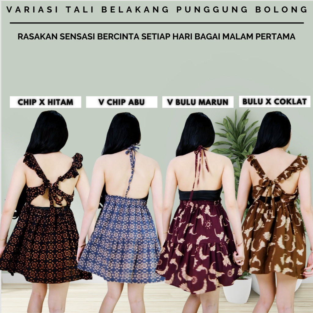 Blacksun Spek LC Baju Dinas Malam Bahan Rayon Premium Mini Dress Tanktop Wanita Sleepwear Dress Sexy