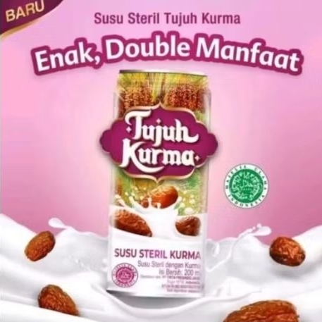 Susu Steril TUJUH KURMA 189mL ECER Grosir