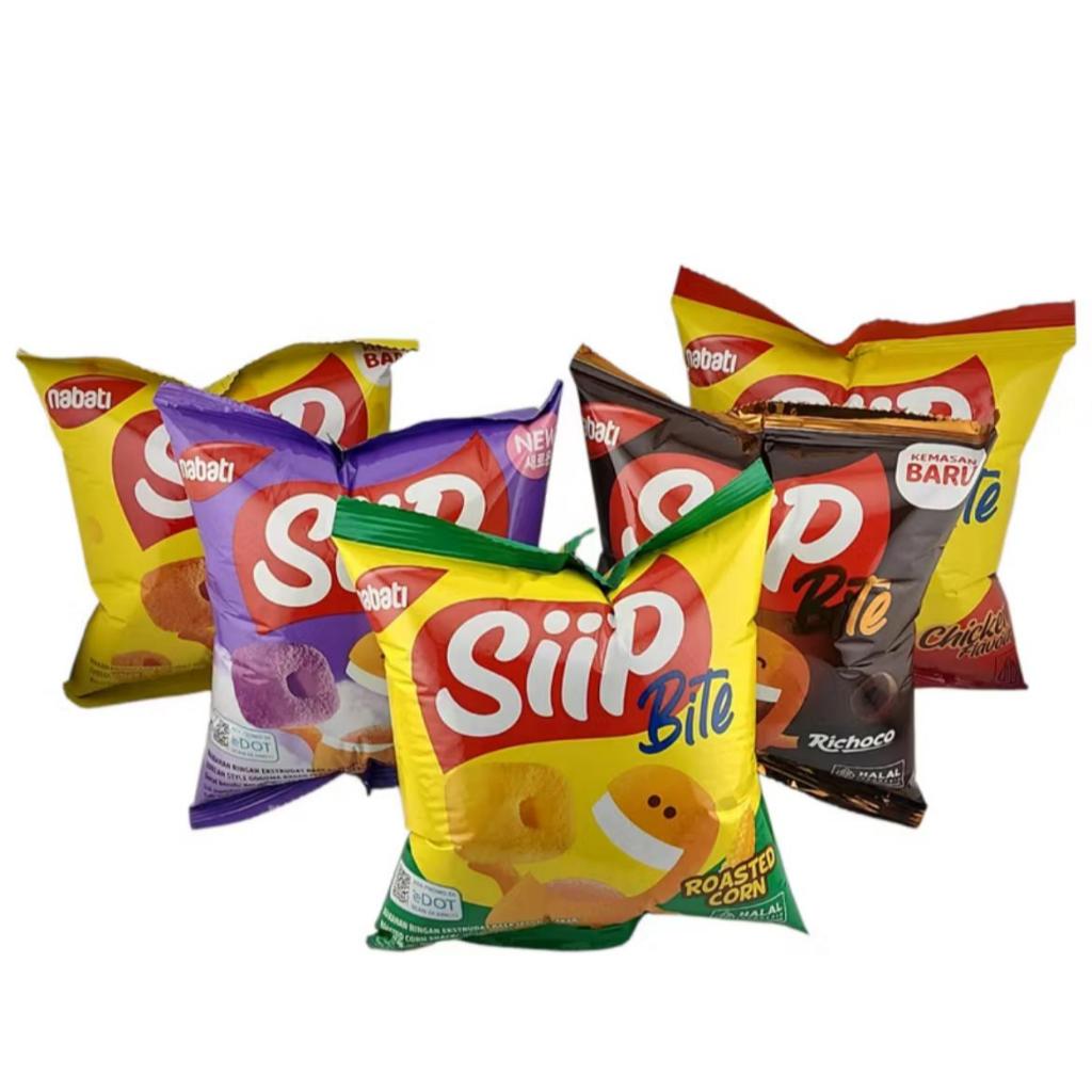 

Nabati Siip Bite Rasa Jagung Bakar / Keju / Cokelat / Goguma 16gr