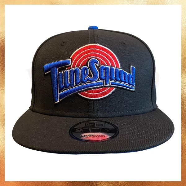 Topi New Era X Tune Squad Space Jam Collab Black 9FIFTY Hat Original