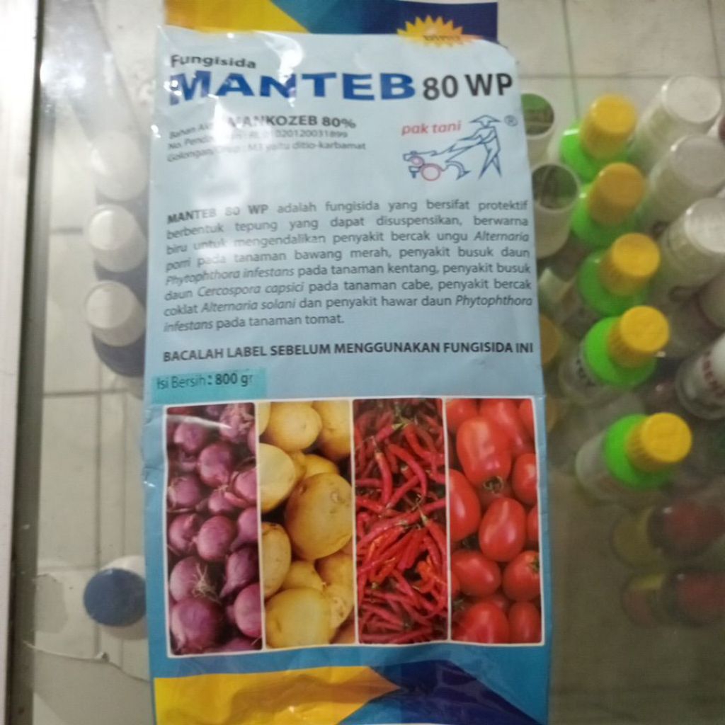Fungisida Manteb biru 80 WP