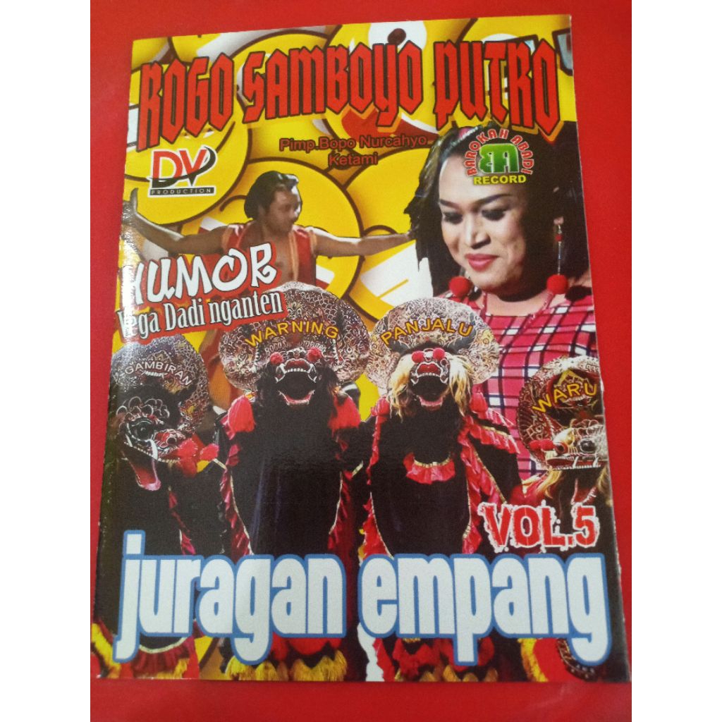 VCD JARANAN ROGO SAMBOYO PUTRO VOL 5
