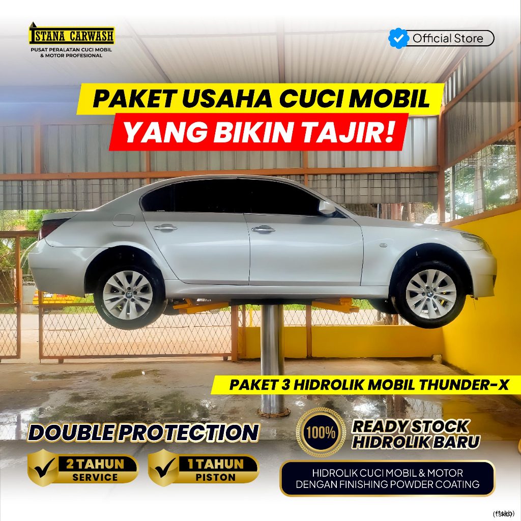 IKAME Paket Perlengkapan Steam Mobil Hidrolik ( MBX-301 A )