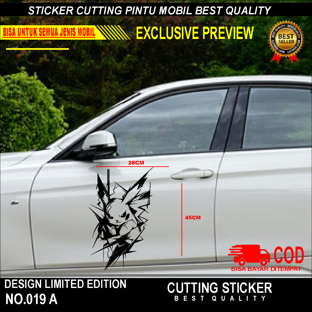 STICKER CUTTING PINTU MOBIL ANIMASI