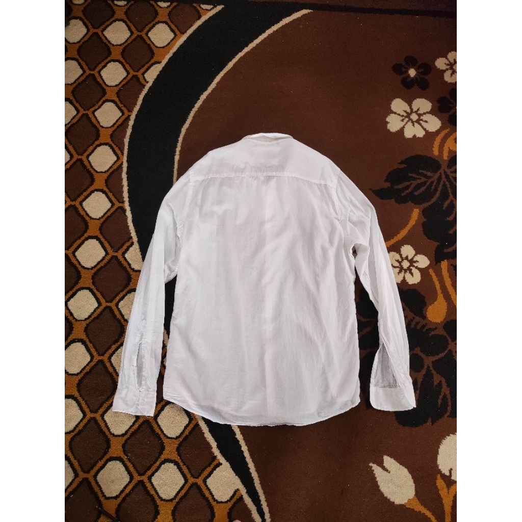 kemeja Zara man putih h66