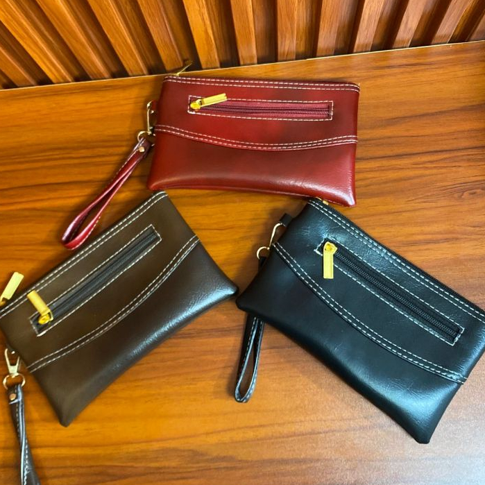 Clutch JM Dompet Wanita Kulit Sintetis - Dompet Hp dan Uang - Dompet Panjang Wanita