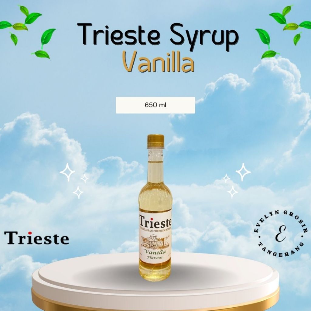 

Trieste Syrup Vanilla 650 ml - Trieste Sirup Vanila
